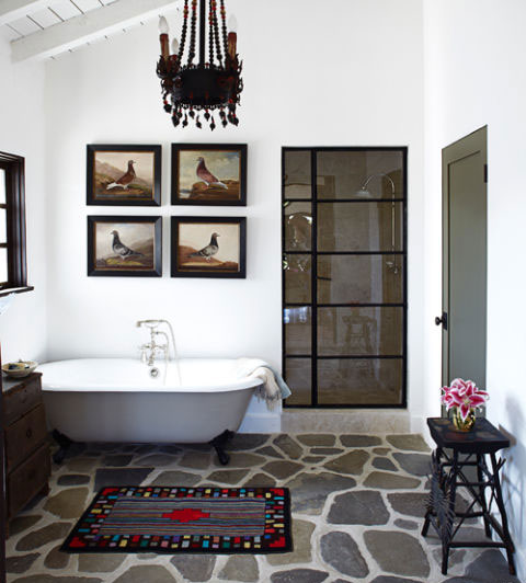 Bathroom-Renovation-Toronto-River-rock-floors Bathroom-Renovation-Toronto-River-rock-floors