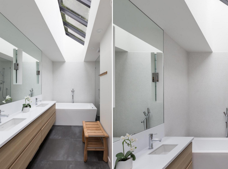 Bathroom Renovation Toronto-Tall Ceiling Skylights Bathroom Renovation Toronto-Tall Ceiling Skylights