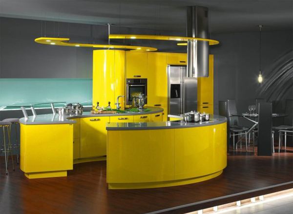 Kitchen Renovation Toronto-High Tech Yellow Kitchen Renovation Toronto-High Tech Yellow