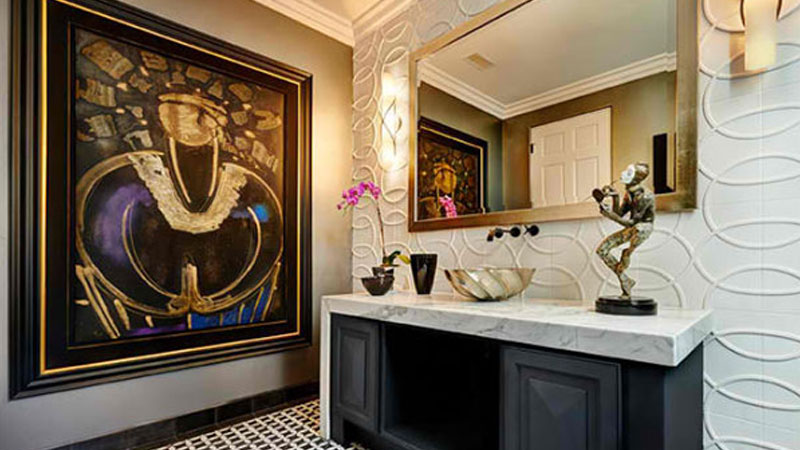 Bathroom Renovation Toronto-Black Cabinet Bathroom Renovation Toronto-Black Cabinet