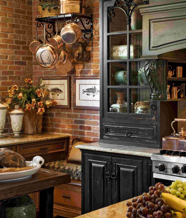 Kitchen Renovation Toronto-black-french-country-kitchen Kitchen Renovation Toronto-black-french-country-kitchen
